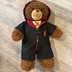 Build-A-Bear Harry Potter Gryffindor Brown Bear Plush with Robe Shirt Tie Cloak
